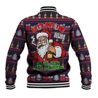 Lets Put The Rum Pum Pum Pum Christmas Baseball Jacket Xmas Holiday Patterns - Wonder Print Shop