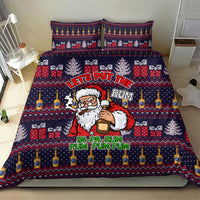 Lets Put The Rum Pum Pum Pum Christmas Bedding Set Xmas Holiday Patterns - Wonder Print Shop