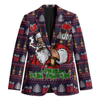 Lets Put The Rum Pum Pum Pum Christmas Blazer Xmas Holiday Patterns - Wonder Print Shop