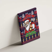 Lets Put The Rum Pum Pum Pum Christmas Canvas Wall Art Xmas Holiday Patterns - Wonder Print Shop