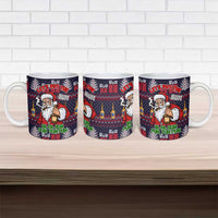 Lets Put The Rum Pum Pum Pum Christmas Ceramic Mug Xmas Holiday Patterns - Wonder Print Shop