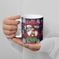 Lets Put The Rum Pum Pum Pum Christmas Ceramic Mug Xmas Holiday Patterns - Wonder Print Shop