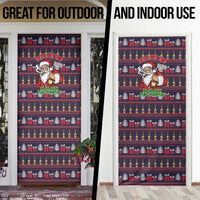 Lets Put The Rum Pum Pum Pum Christmas Door Cover Xmas Holiday Patterns - Wonder Print Shop
