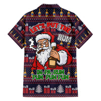 Lets Put The Rum Pum Pum Pum Christmas Hawaiian Shirt Xmas Holiday Patterns - Wonder Print Shop
