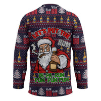 Lets Put The Rum Pum Pum Pum Christmas Hockey Jersey Xmas Holiday Patterns - Wonder Print Shop