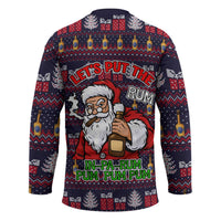 Lets Put The Rum Pum Pum Pum Christmas Hockey Jersey Xmas Holiday Patterns - Wonder Print Shop