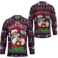 Lets Put The Rum Pum Pum Pum Christmas Hockey Jersey Xmas Holiday Patterns - Wonder Print Shop