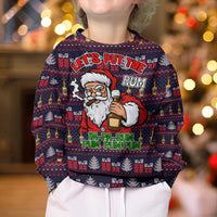 Lets Put The Rum Pum Pum Pum Christmas Kid Ugly Christmas Sweater Xmas Holiday Patterns - Wonder Print Shop