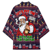 Lets Put The Rum Pum Pum Pum Christmas Kimono Xmas Holiday Patterns - Wonder Print Shop