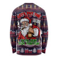 Lets Put The Rum Pum Pum Pum Christmas Long Sleeve Shirt Xmas Holiday Patterns - Wonder Print Shop
