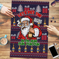 Lets Put The Rum Pum Pum Pum Christmas Puzzle Xmas Holiday Patterns - Wonder Print Shop