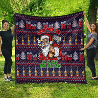 Lets Put The Rum Pum Pum Pum Christmas Quilt Xmas Holiday Patterns - Wonder Print Shop