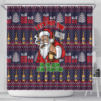 Lets Put The Rum Pum Pum Pum Christmas Shower Curtain Xmas Holiday Patterns - Wonder Print Shop