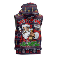 Lets Put The Rum Pum Pum Pum Christmas Sleeveless Hoodie Xmas Holiday Patterns - Wonder Print Shop