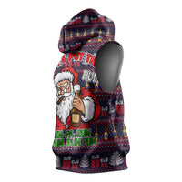 Lets Put The Rum Pum Pum Pum Christmas Sleeveless Hoodie Xmas Holiday Patterns - Wonder Print Shop