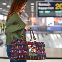 Lets Put The Rum Pum Pum Pum Christmas Travel Bag Xmas Holiday Patterns - Wonder Print Shop