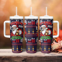 Lets Put The Rum Pum Pum Pum Christmas Tumbler With Handle Xmas Holiday Patterns - Wonder Print Shop