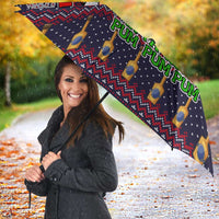 Lets Put The Rum Pum Pum Pum Christmas Umbrella Xmas Holiday Patterns - Wonder Print Shop