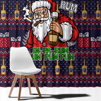 Lets Put The Rum Pum Pum Pum Christmas Window Curtain Xmas Holiday Patterns - Wonder Print Shop