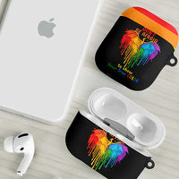 LGBT Dont Be Afraid Christmas AirPods Case Xmas Holiday Patterns - Wonder Print Shop