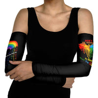 LGBT Dont Be Afraid Christmas Arm Sleeves Xmas Holiday Patterns - Wonder Print Shop