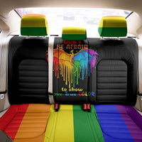 LGBT Dont Be Afraid Christmas Back Car Seat Cover Xmas Holiday Patterns - Wonder Print Shop
