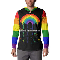 LGBT Dont Be Afraid Christmas Button Sweatshirt Xmas Holiday Patterns - Wonder Print Shop