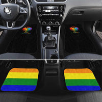 LGBT Dont Be Afraid Christmas Car Mats Xmas Holiday Patterns - Wonder Print Shop