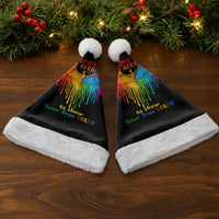 LGBT Dont Be Afraid Christmas Santa Hat Xmas Holiday Patterns - Wonder Print Shop