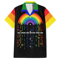 LGBT Dont Be Afraid Christmas Family Matching Off The Shoulder Long Sleeve Dress and Hawaiian Shirt Xmas Holiday Patterns - Wonder Print Shop