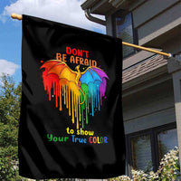 LGBT Dont Be Afraid Christmas Garden Flag Xmas Holiday Patterns - Wonder Print Shop
