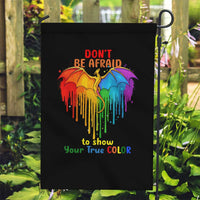 LGBT Dont Be Afraid Christmas Garden Flag Xmas Holiday Patterns - Wonder Print Shop