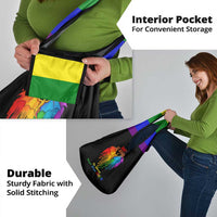 LGBT Dont Be Afraid Christmas Grocery Bag Xmas Holiday Patterns - Wonder Print Shop