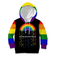 LGBT Dont Be Afraid Christmas Kid Hoodie Xmas Holiday Patterns - Wonder Print Shop