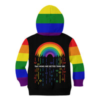 LGBT Dont Be Afraid Christmas Kid Hoodie Xmas Holiday Patterns - Wonder Print Shop