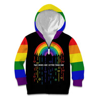 LGBT Dont Be Afraid Christmas Kid Hoodie Xmas Holiday Patterns - Wonder Print Shop