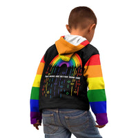 LGBT Dont Be Afraid Christmas Kid Hoodie Xmas Holiday Patterns - Wonder Print Shop