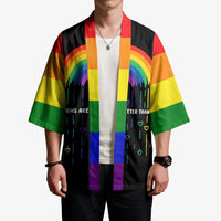 LGBT Dont Be Afraid Christmas Kimono Xmas Holiday Patterns - Wonder Print Shop