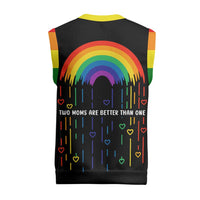 LGBT Dont Be Afraid Christmas Knitted V-Neck Vest Xmas Holiday Patterns - Wonder Print Shop