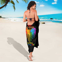 LGBT Dont Be Afraid Christmas Sarong Xmas Holiday Patterns - Wonder Print Shop