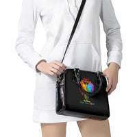 LGBT Dont Be Afraid Christmas Shoulder Handbag Xmas Holiday Patterns - Wonder Print Shop