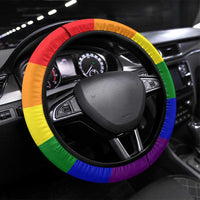 LGBT Dont Be Afraid Christmas Steering Wheel Cover Xmas Holiday Patterns - Wonder Print Shop