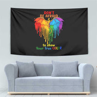 LGBT Dont Be Afraid Christmas Tapestry Xmas Holiday Patterns - Wonder Print Shop