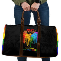 LGBT Dont Be Afraid Christmas Travel Bag Xmas Holiday Patterns - Wonder Print Shop