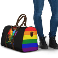 LGBT Dont Be Afraid Christmas Travel Bag Xmas Holiday Patterns - Wonder Print Shop