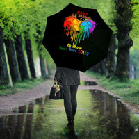 LGBT Dont Be Afraid Christmas Umbrella Xmas Holiday Patterns - Wonder Print Shop