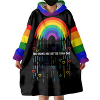 LGBT Dont Be Afraid Christmas Wearable Blanket Hoodie Xmas Holiday Patterns - Wonder Print Shop