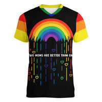 LGBT Dont Be Afraid Christmas Women V-Neck T-Shirt Xmas Holiday Patterns - Wonder Print Shop