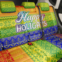 LGBT Gay Pride Happy Holigays Christmas Back Car Seat Cover Xmas Holiday Patterns - Wonder Print Shop