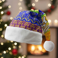 LGBT Gay Pride Happy Holigays Christmas Santa Hat Xmas Holiday Patterns - Wonder Print Shop